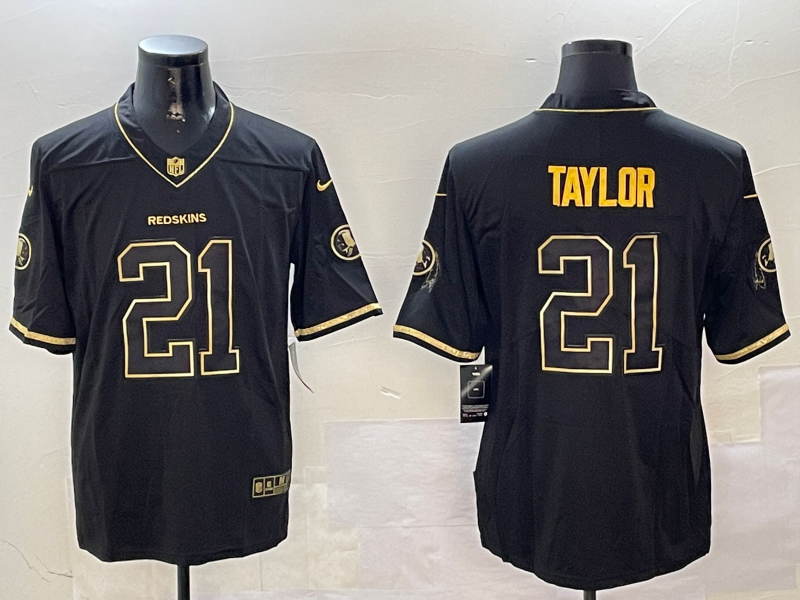 Men's Washington Commanders Sean Taylor #21 Black Jersey